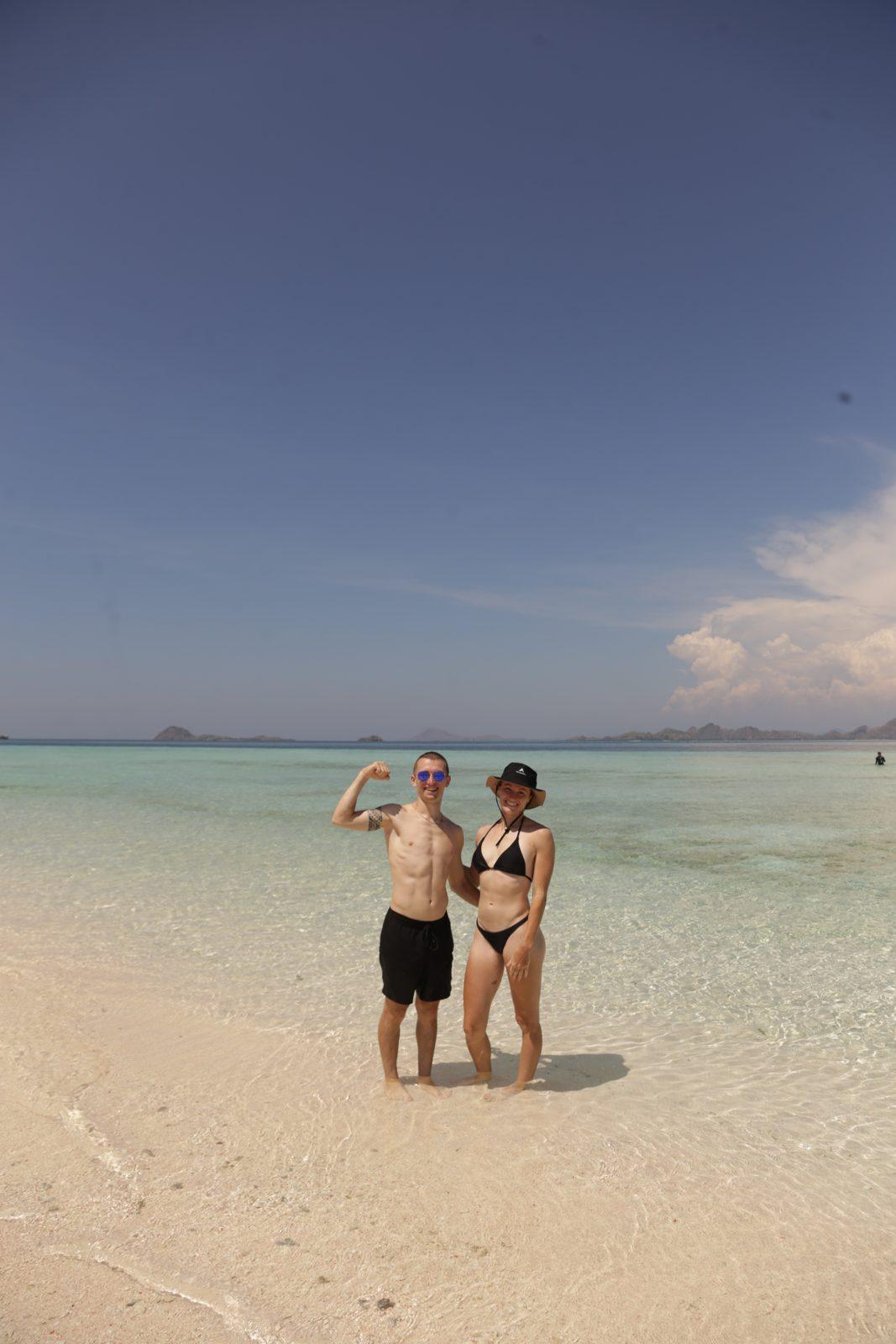 Taka Makassar – couple on sandbar, shirtless man (Real photo from a KEXI trip)